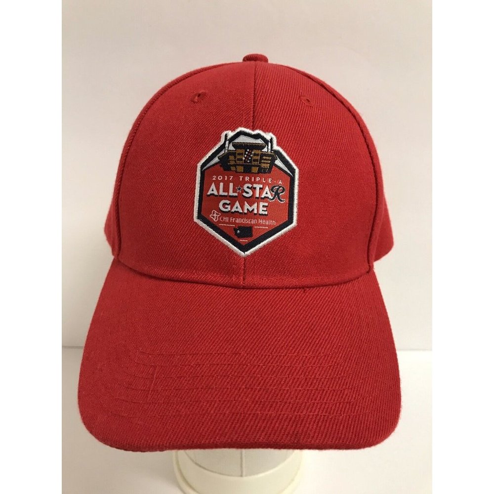 2017 Triple A All Star Game Tacoma Rainiers Red Adjustable Baseball Cap Hat
